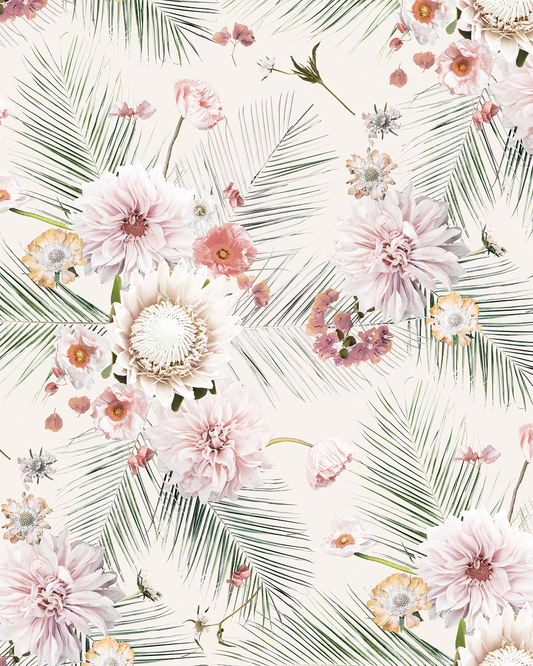 Palm Springs Wallpaper, off-white