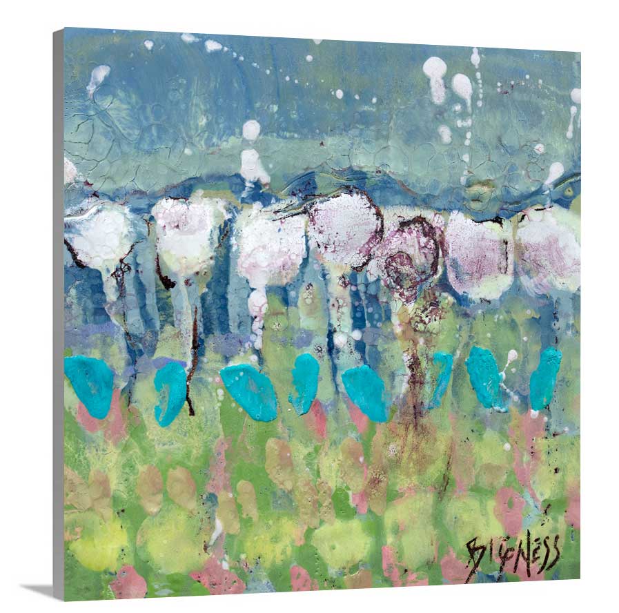 Paper Whites on Parade - Open Edition Canvas Print