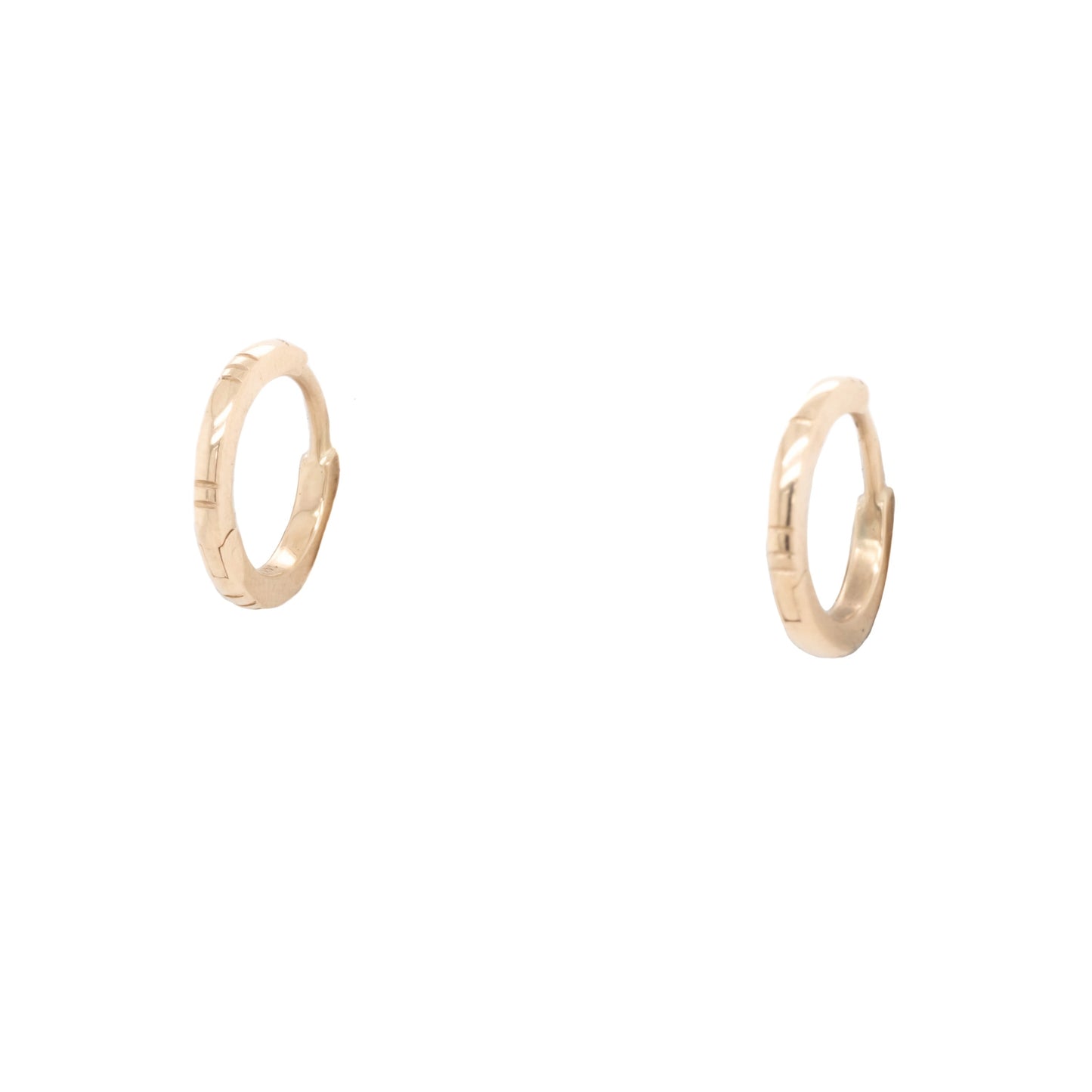 Gold El Dorado Huggie Hoop Earrings