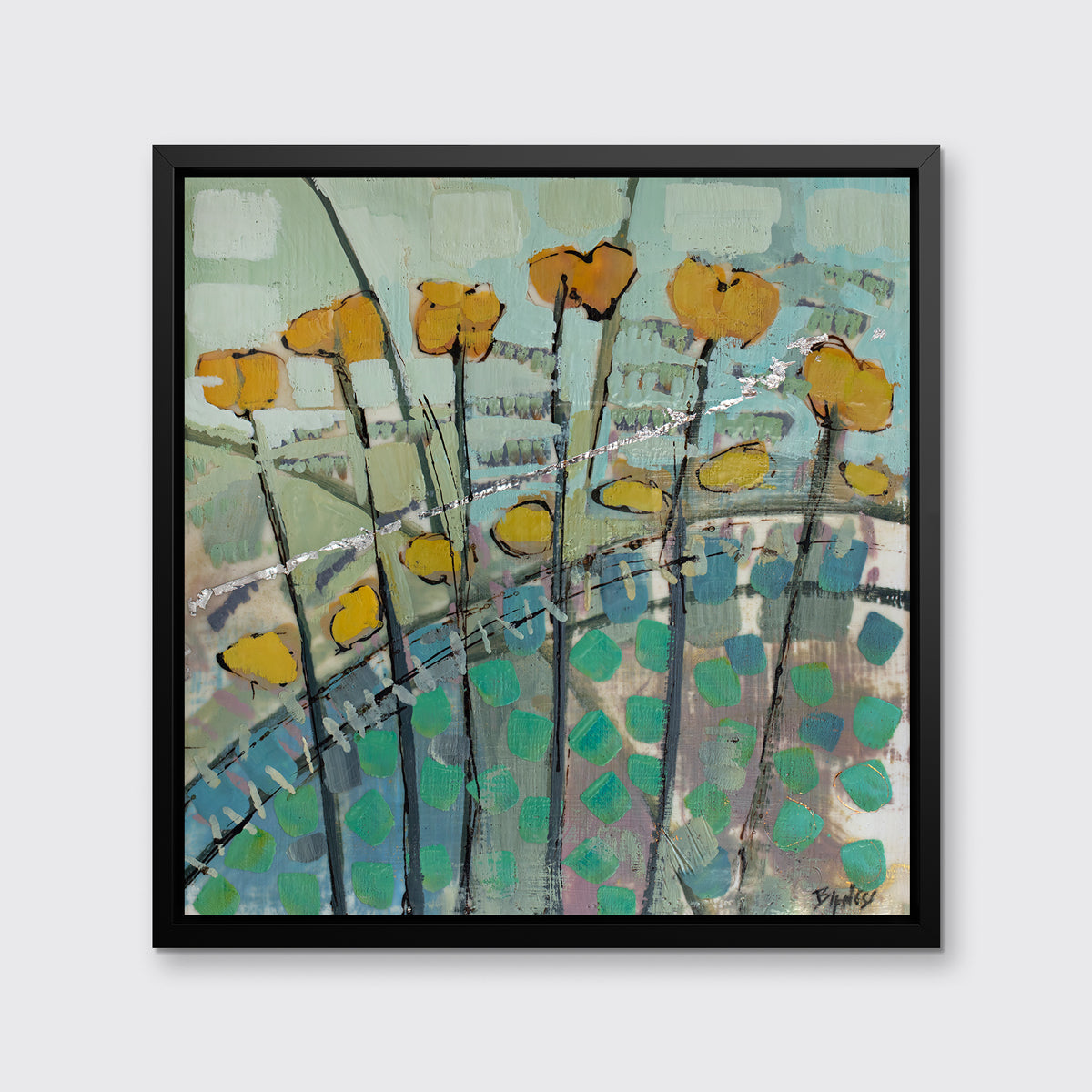 Poppies A Field - Open Edition Canvas Print