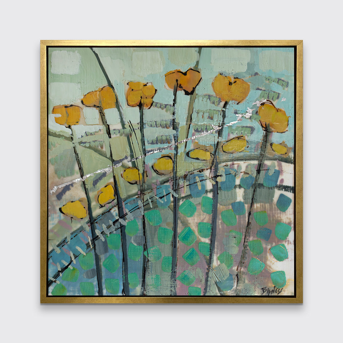 Poppies A Field - Open Edition Canvas Print
