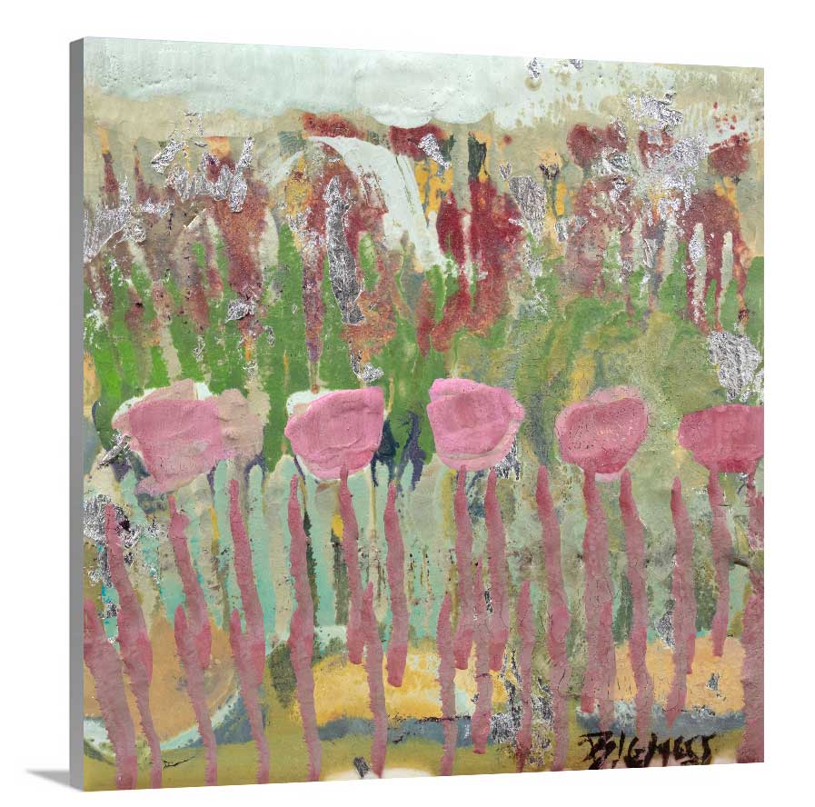 Poppies All Pink - Open Edition Canvas Print