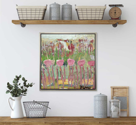 Poppies All Pink - Open Edition Canvas Print