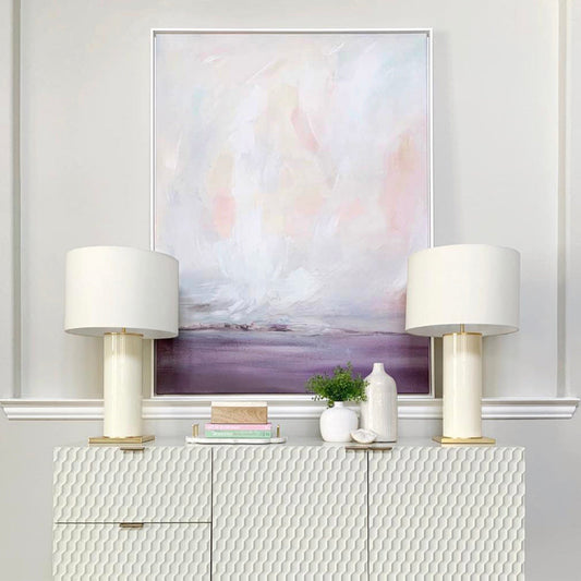 Blush Quiet in the Distance - Canvas Print