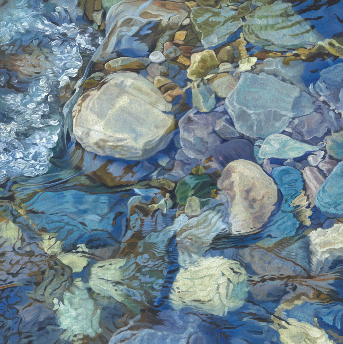 Rocky River 9 - Limited Edition Canvas Print