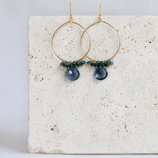 Iolite Swing Earrings