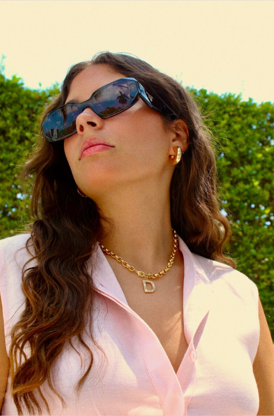 Initial Rollo Necklace