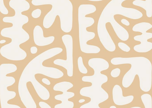 Bubbly Wallpaper, peach