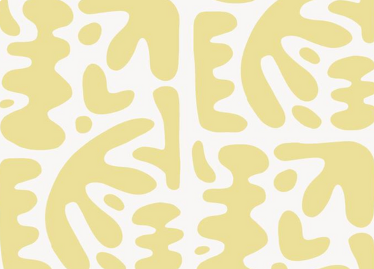 Bubbly Wallpaper, lemon