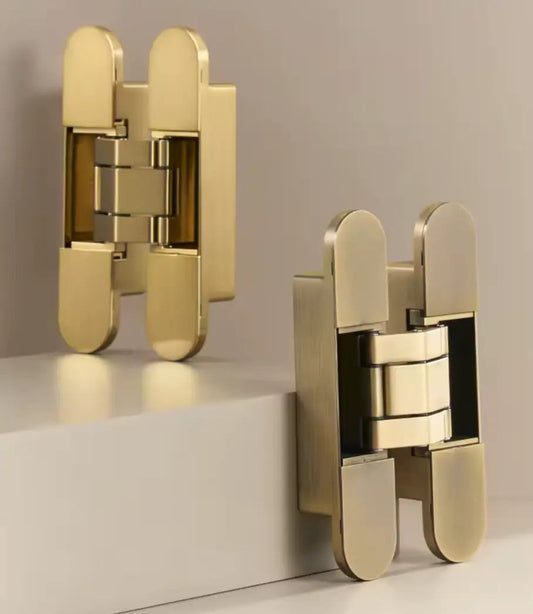 Brass Invisible Door Hinge | Concealed Heavy-Duty Hinge