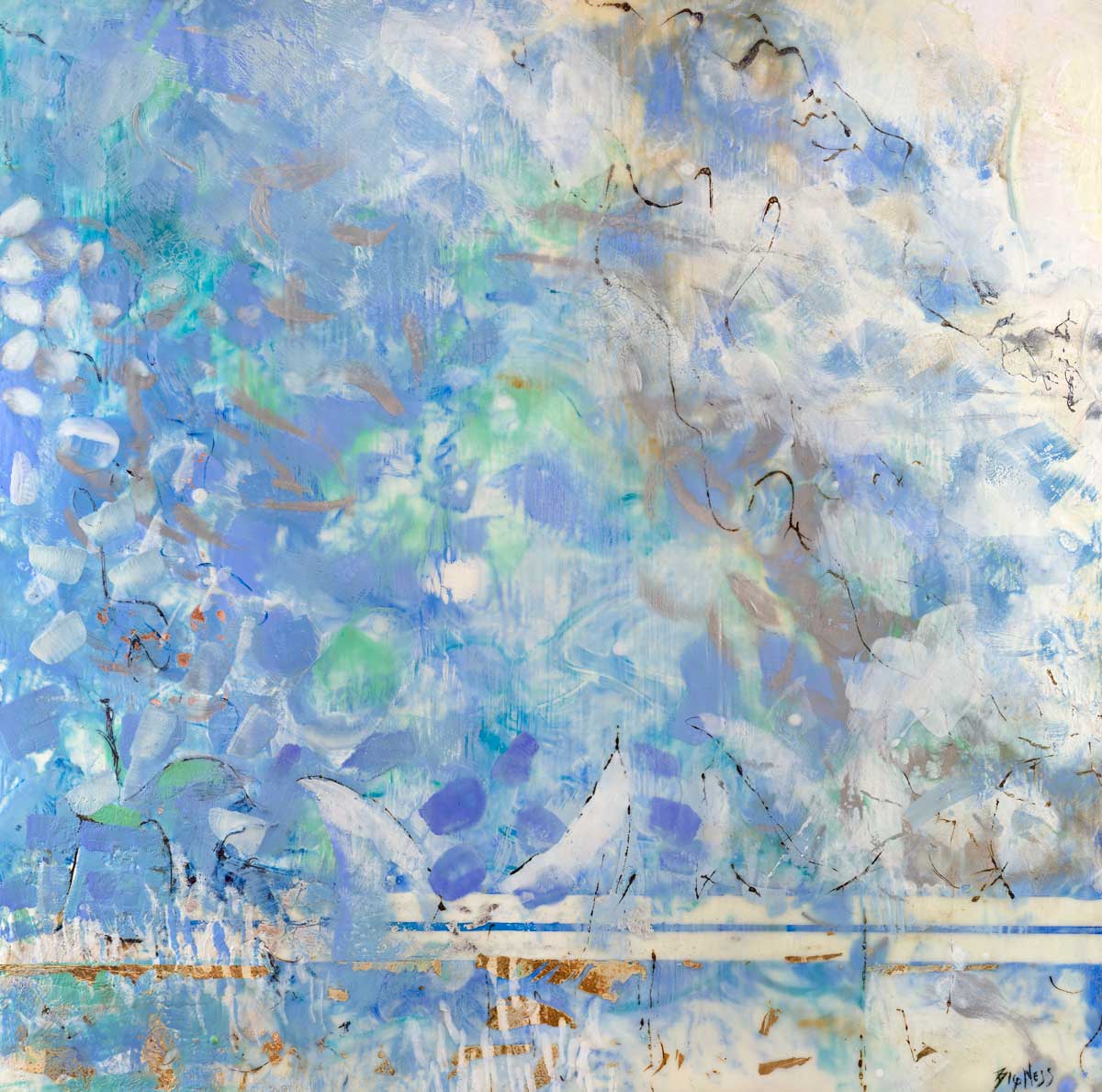 Seaside Blues - Open Edition Canvas Print