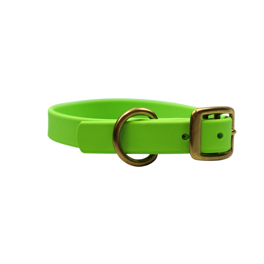 Key Lime Biothane Collar