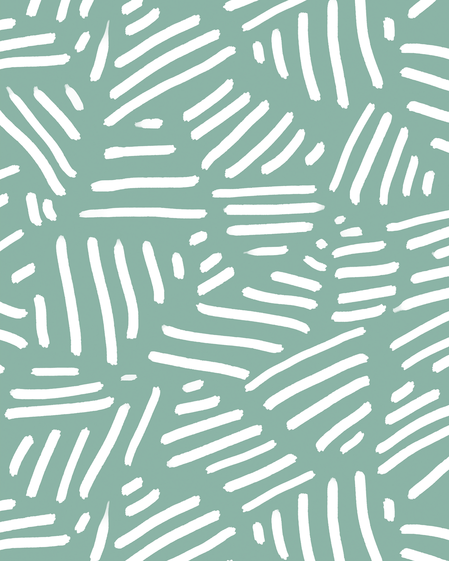 Simple Stripes Wallpaper, mint