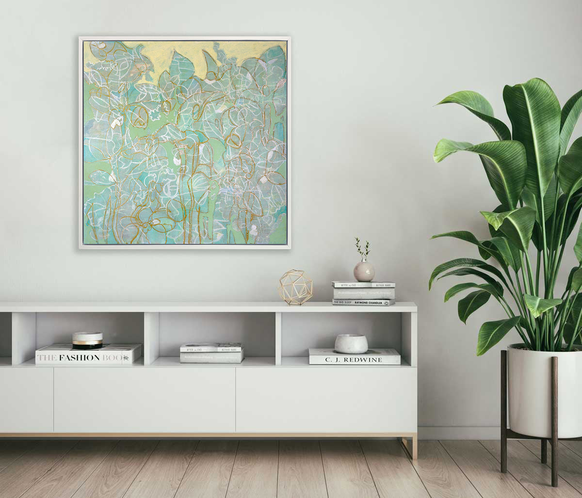 Sprites in the Garden - Open Edition Canvas Print