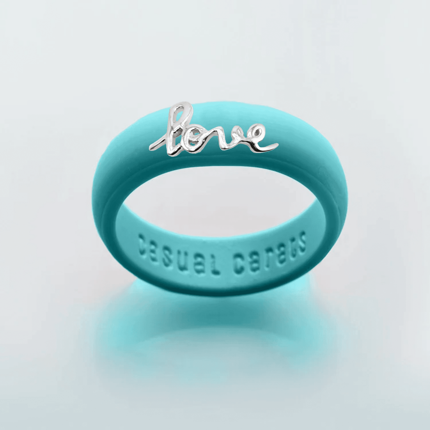 Sterling Silver Script "Love"
