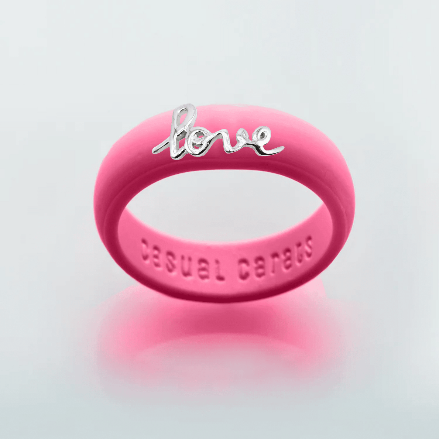 Sterling Silver Script "Love"