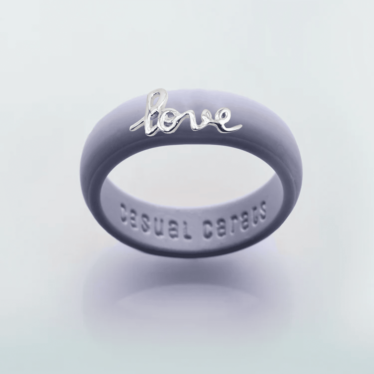 Sterling Silver Script "Love"