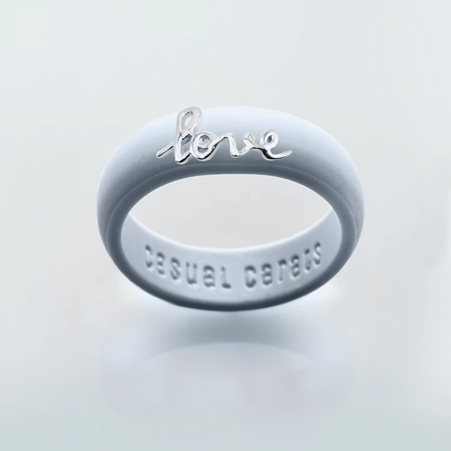Sterling Silver Script "Love"