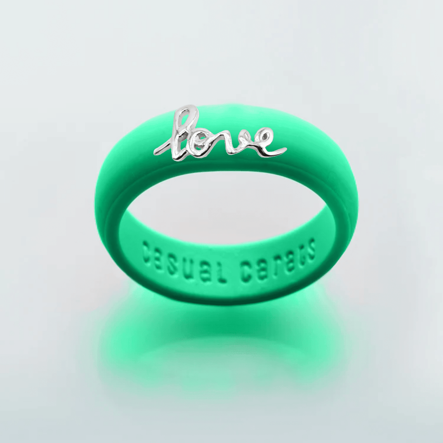 Sterling Silver Script "Love"