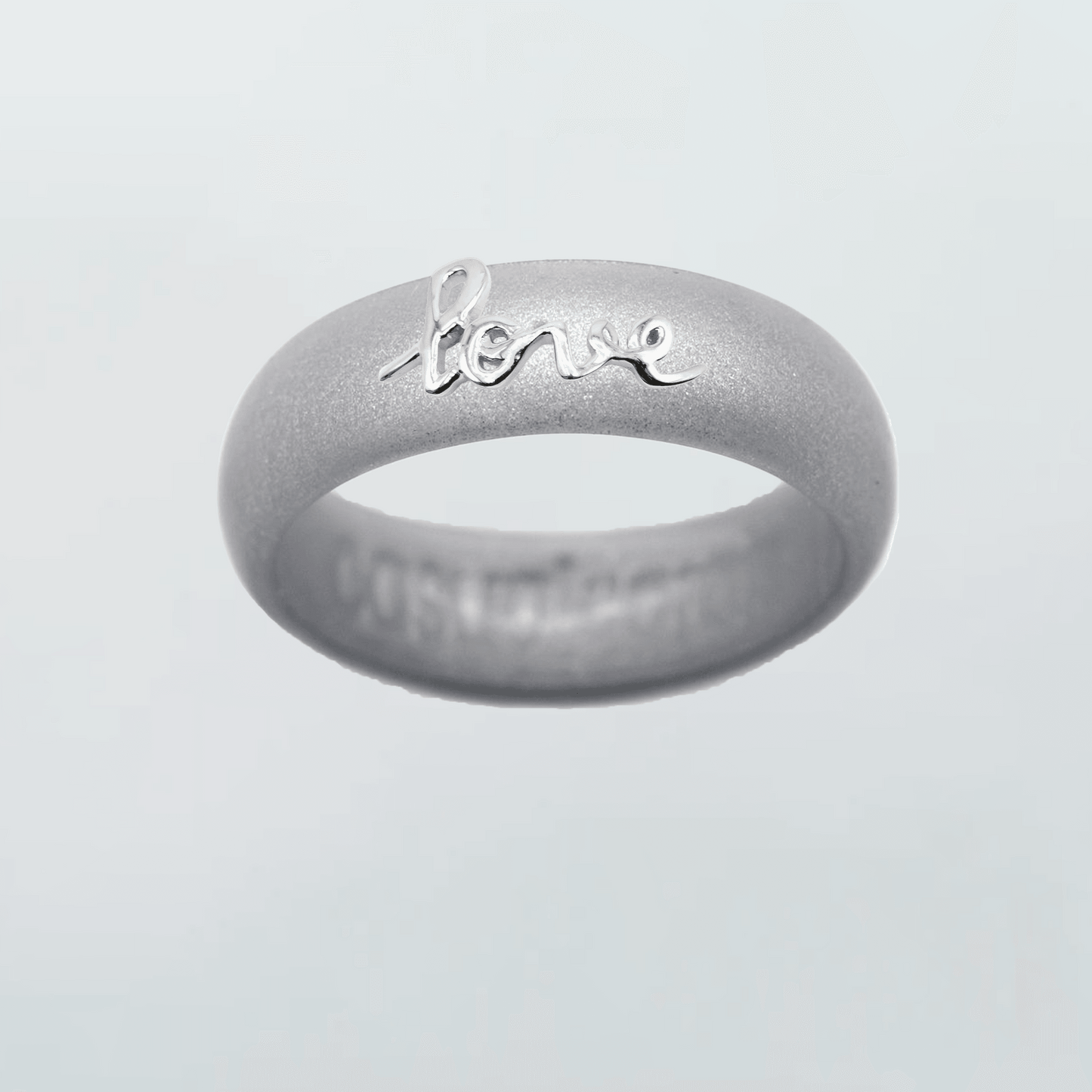 Sterling Silver Script "Love"