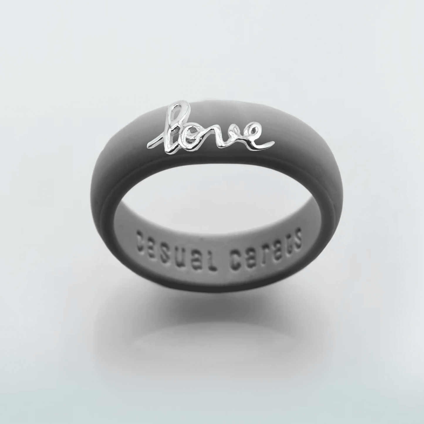 Sterling Silver Script "Love"