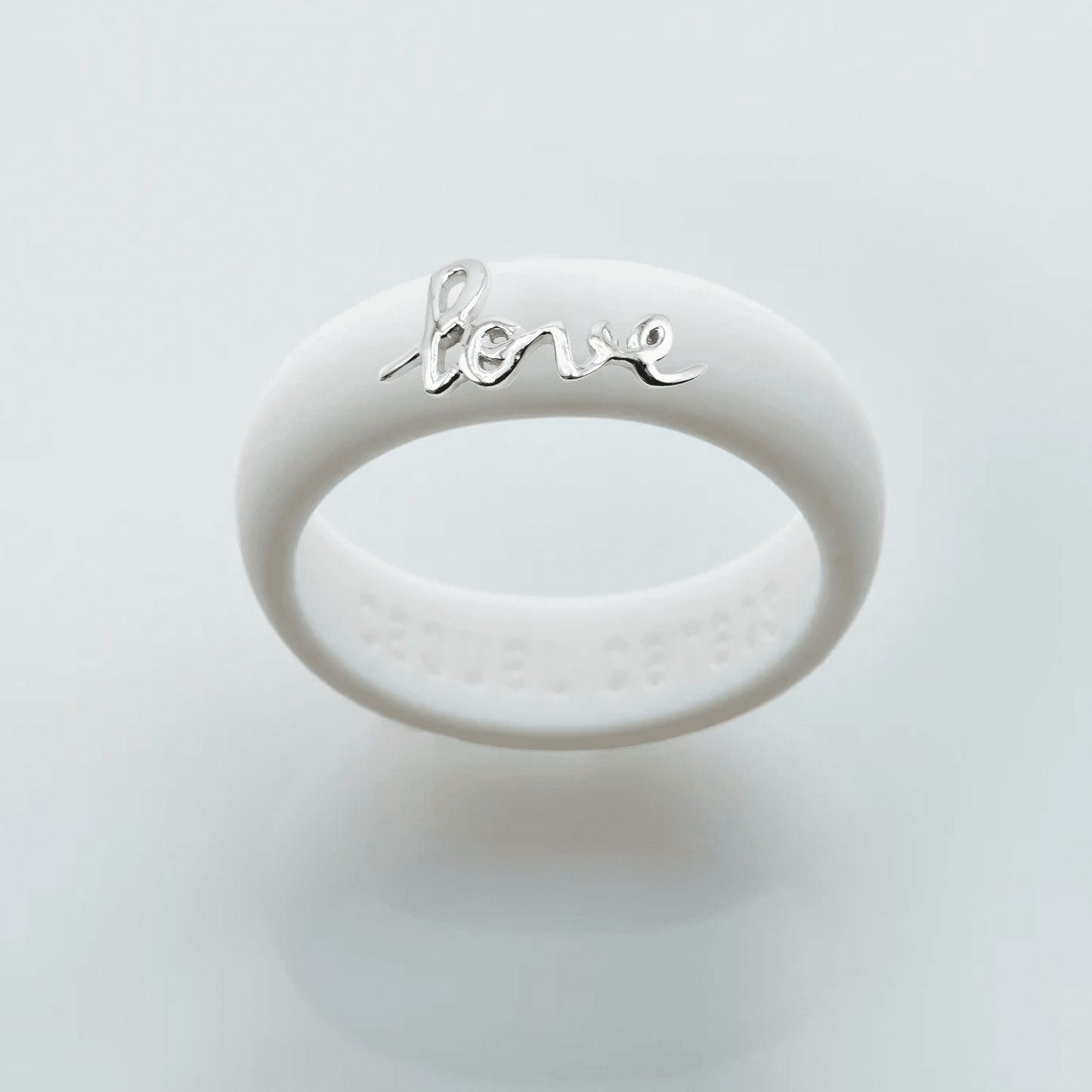 Sterling Silver Script "Love"