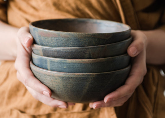 Rust Stoneware Everyday Bowl