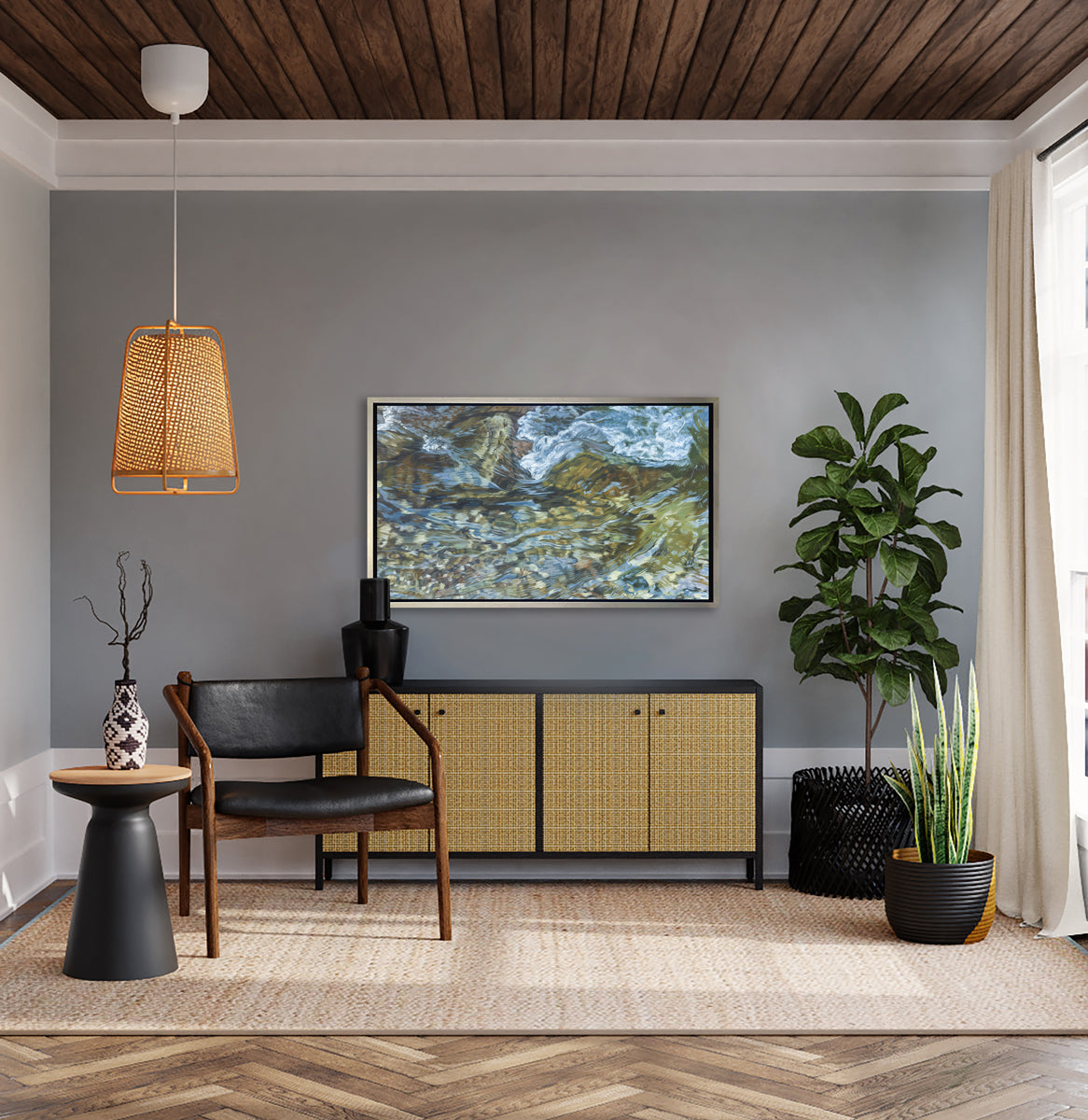 Streambed III - Limited Edition Canvas Print