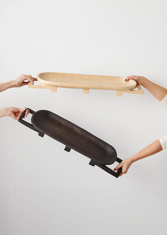 Swazi Long Wooden Serving Tray