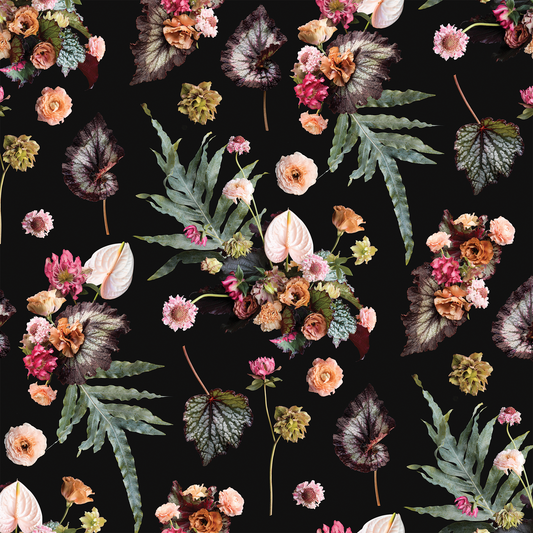 The Little Branch Wallpaper, black