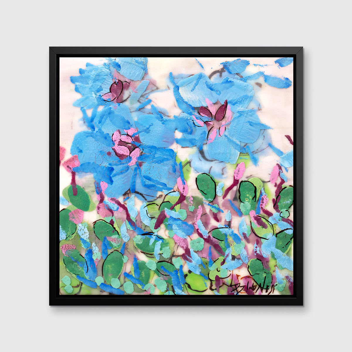 Three Posies I - Open Edition Canvas Print