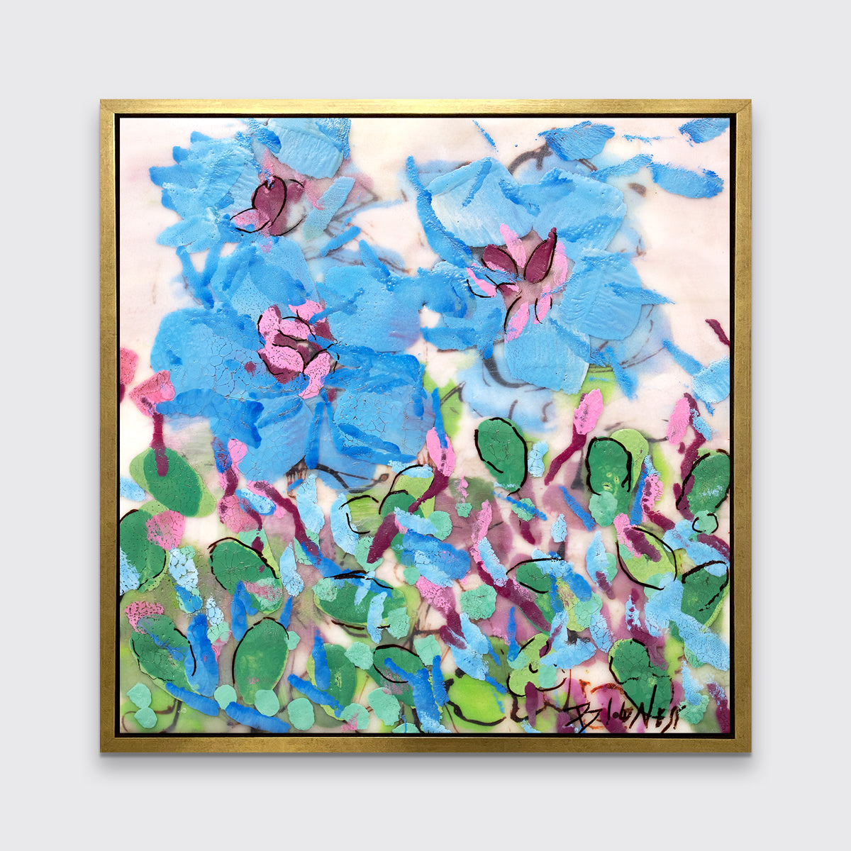 Three Posies I - Open Edition Canvas Print