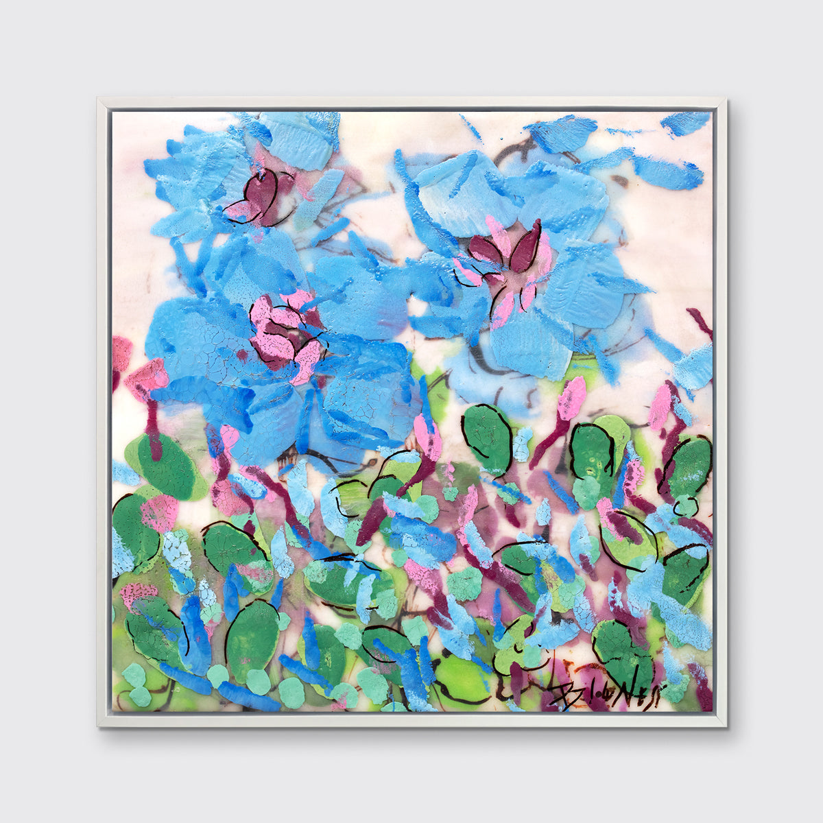 Three Posies I - Open Edition Canvas Print