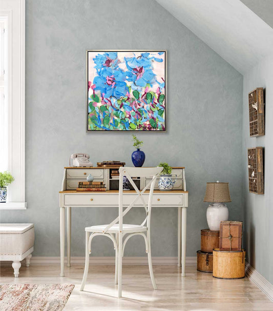 Three Posies I - Open Edition Canvas Print