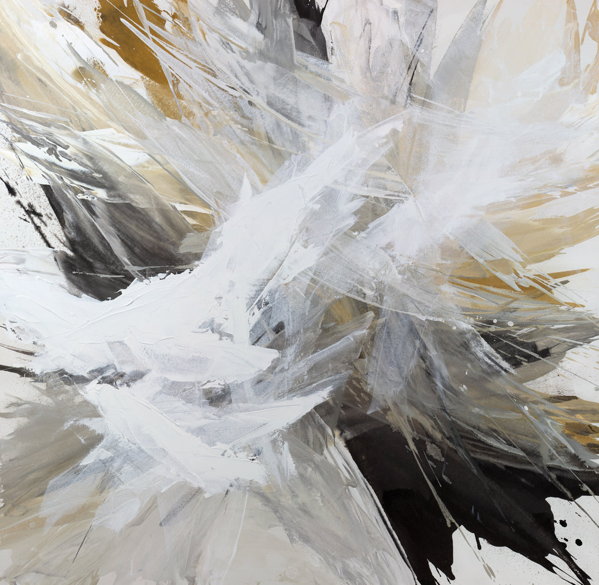 Today I Choose Palette Knives - Limited Edition Canvas Print