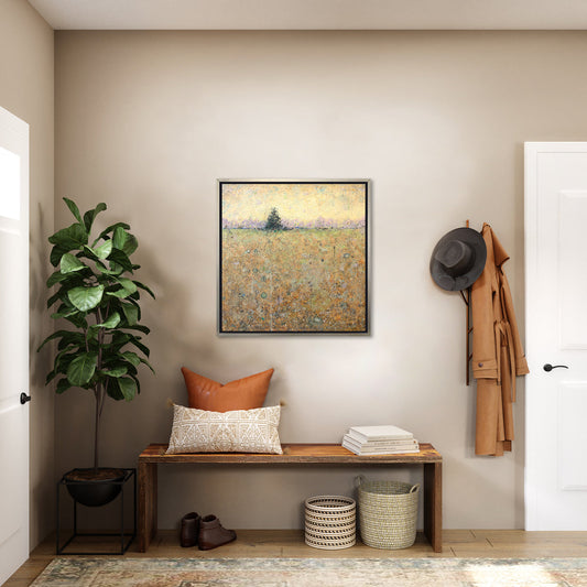 Tree (Yellow) - Open Edition Canvas Print