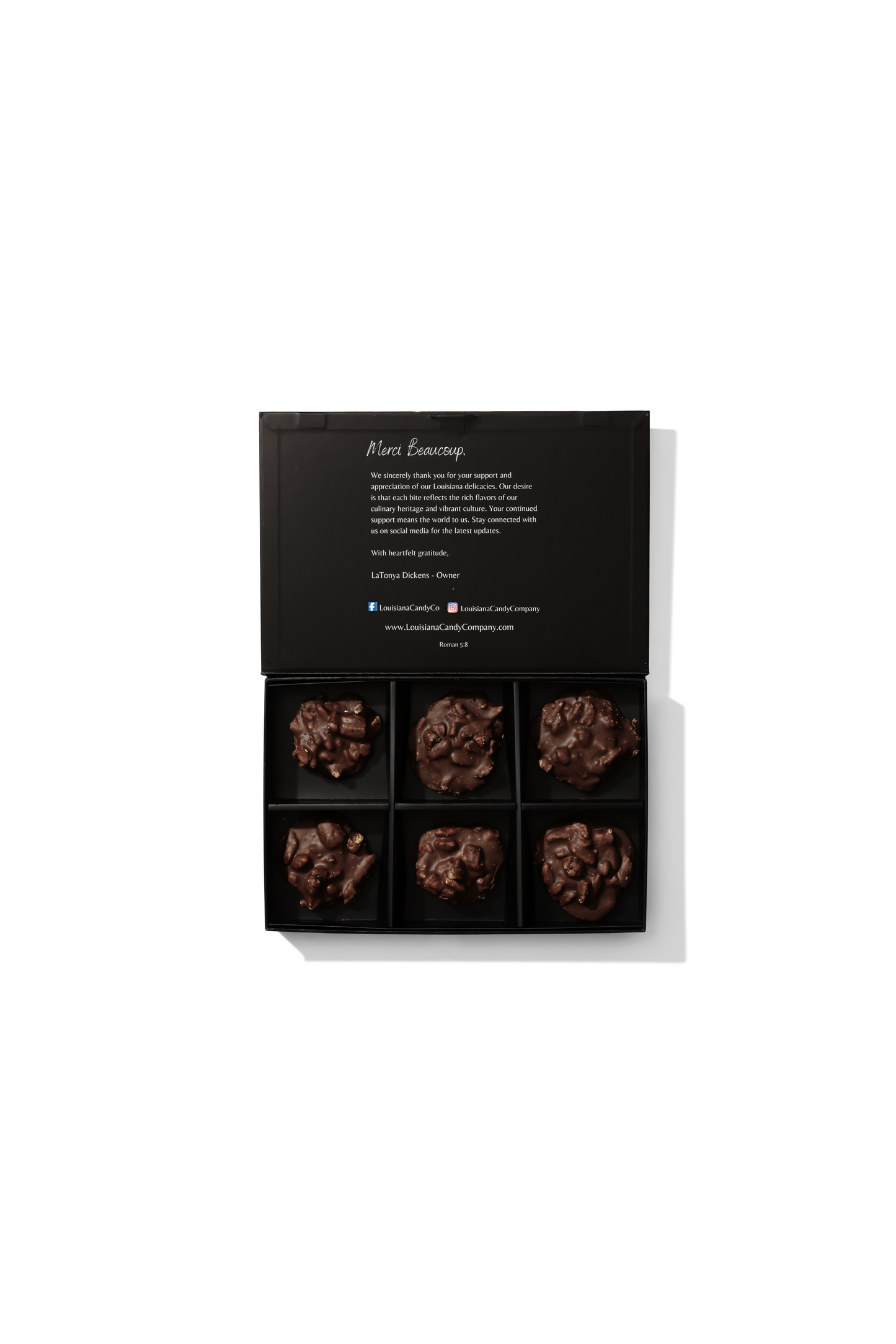 Mississippi Mudslide Pralines - 6 Count