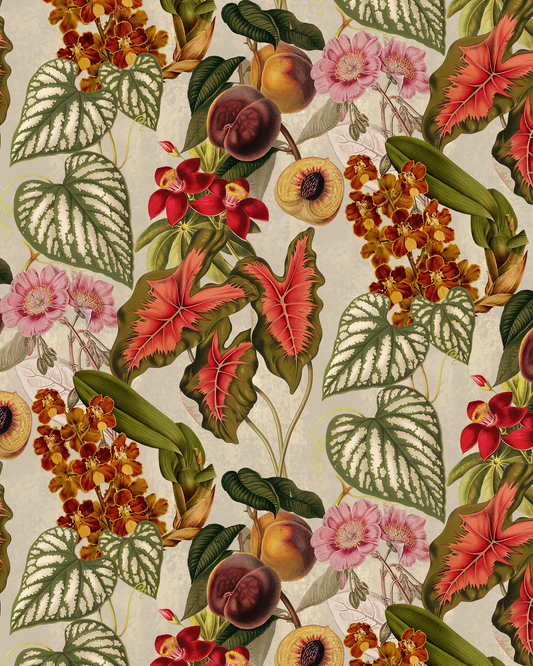 Cali Tropicale Wallpaper, taupe