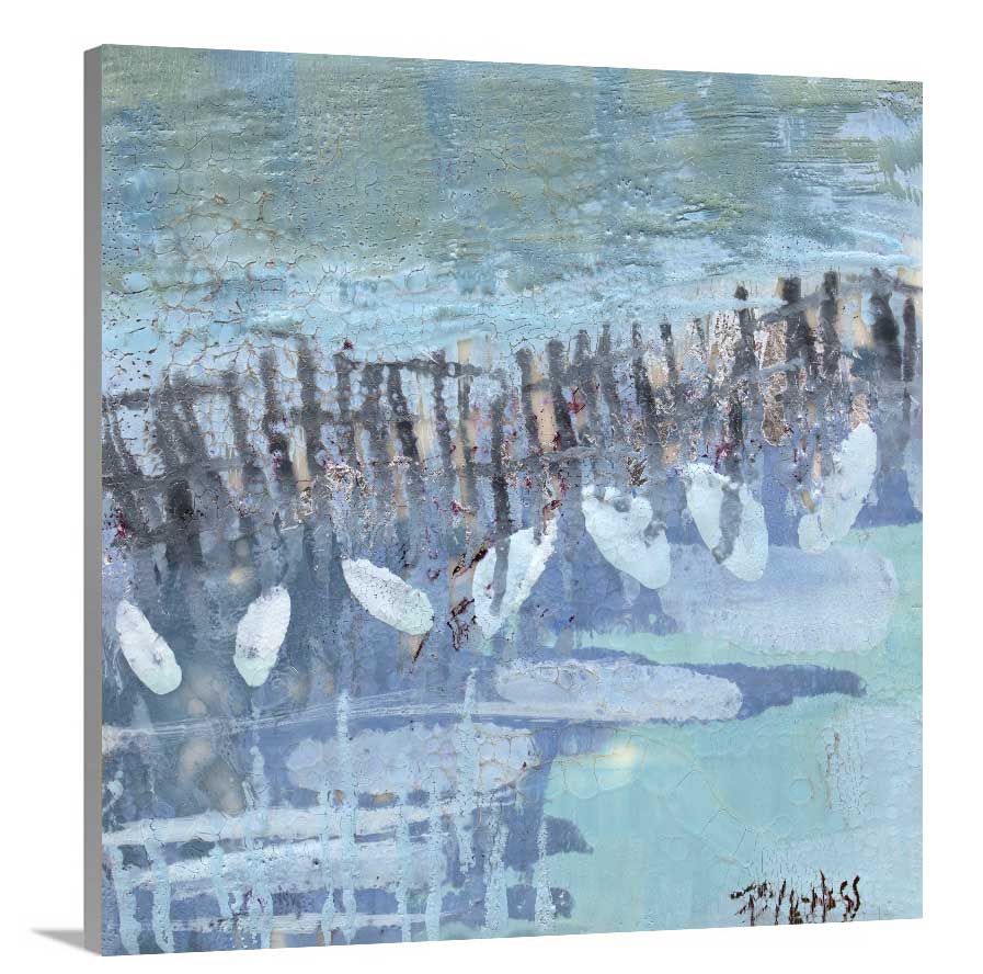 Water Front Blues - Open Edition Canvas Print