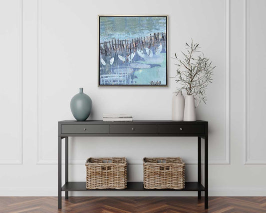 Water Front Blues - Open Edition Canvas Print