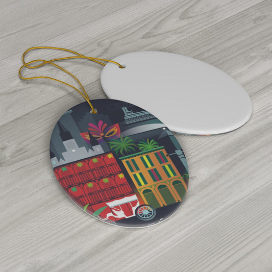 New Orleans Ceramic Ornament