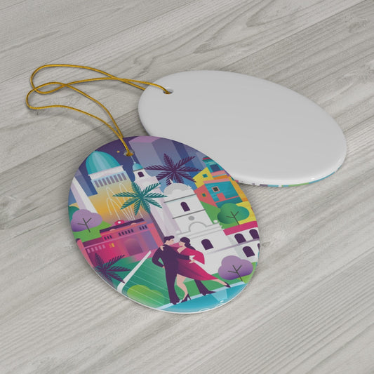 Buenos Aires Ceramic Ornament