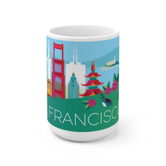 SAN FRANCISCO 11 OZ OR 15 OZ CERAMIC MUG