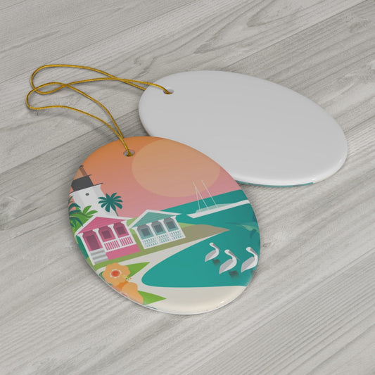 Key West Ceramic Ornament