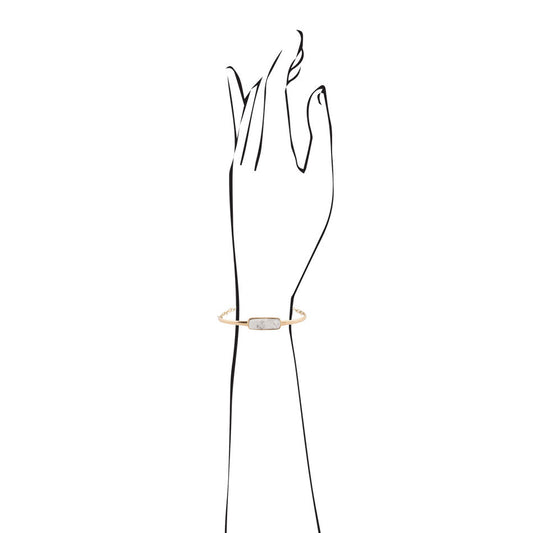 Back to Basics White Howlite Bracelet