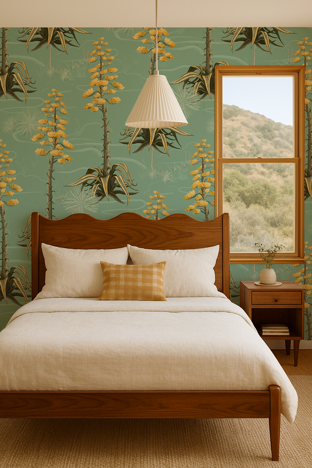 Agave Valley Wallpaper, mint
