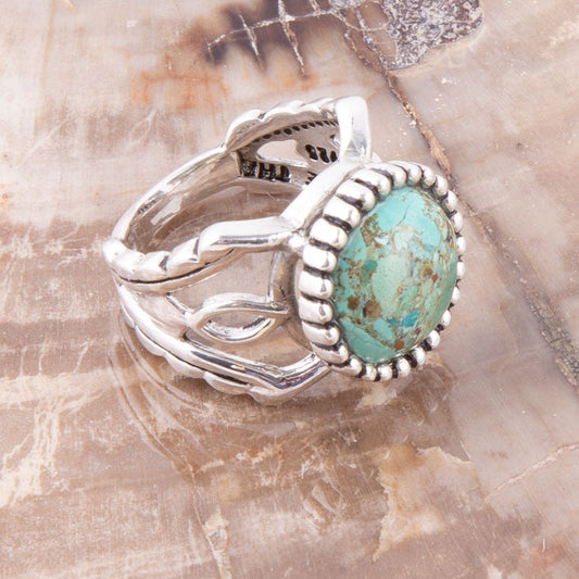 Blessing Blue Turquoise and Sterling Silver Ring
