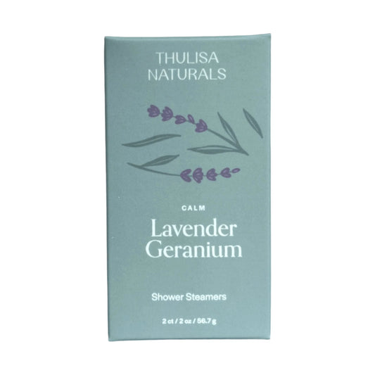 Calm Lavender Geranium Shower Steamers -2 Pack