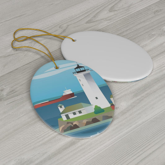 Cape Vincent Ceramic Ornament