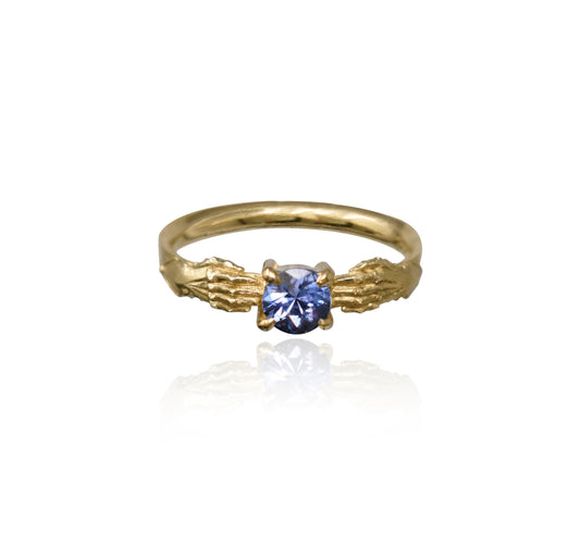 Stronghold Ring with Ceylon Sapphire